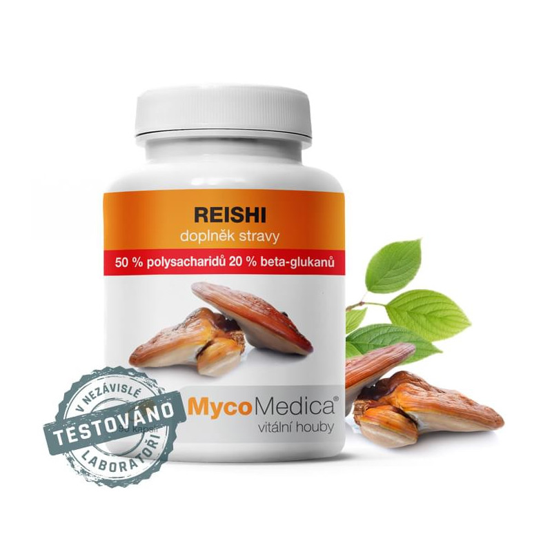 Reishi 50 % - 90 rostlinných kapslí