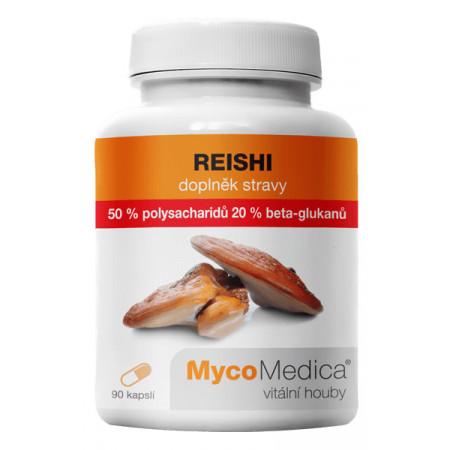 Reishi 50 % - 90 rostlinných kapslí