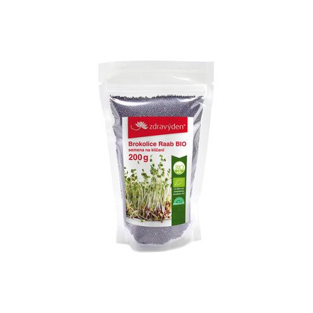 Brokolice Raab BIO - semena na klíčení 200g - CZ-BIO-003