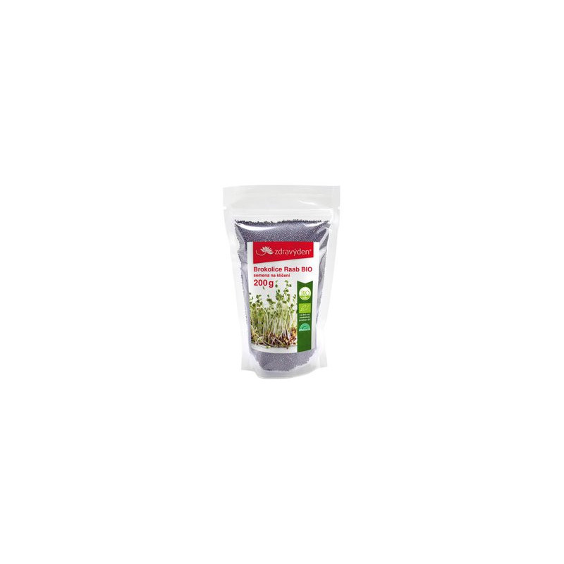 Brokolice Raab BIO - semena na klíčení 200g - CZ-BIO-003