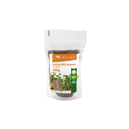 Hořčice BIO - semena na klíčení 200g - CZ-BIO-003