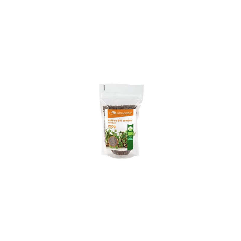 Hořčice BIO - semena na klíčení 200g - CZ-BIO-003