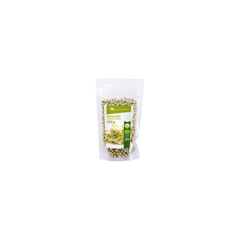 Hrášek BIO - semena na klíčení 200g - CZ-BIO-003