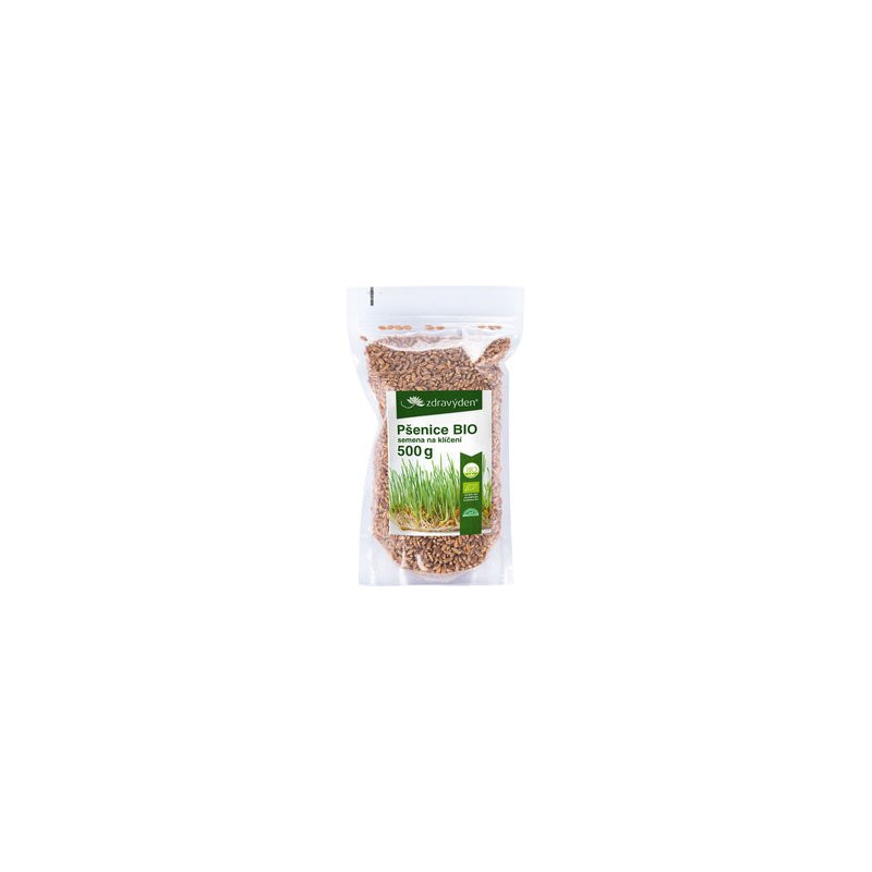 Pšenice BIO – semena na klíčení 500g - CZ-BIO-003