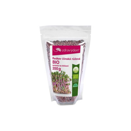 Ředkev čínská růžová BIO - semena na klíčení 200g - CZ-BIO-003