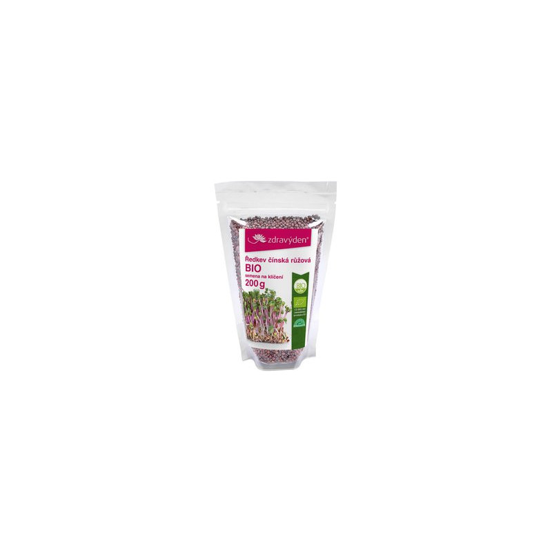 Ředkev čínská růžová BIO - semena na klíčení 200g - CZ-BIO-003