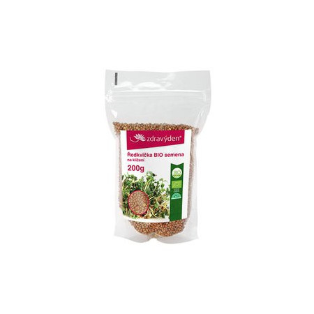 Ředkvička BIO – semena na klíčení 200g - CZ-BIO-003