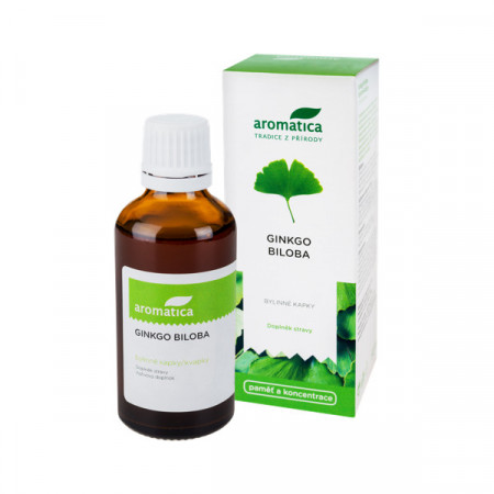 Ginkgo biloba bylinné kapky
