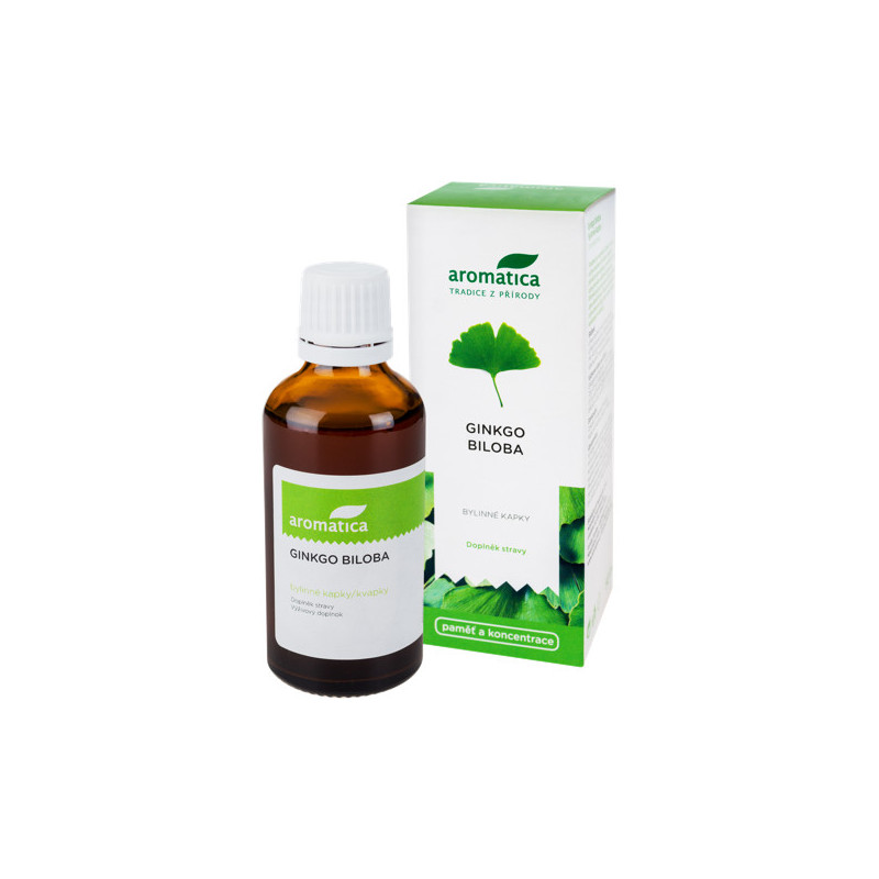 Ginkgo biloba bylinné kapky