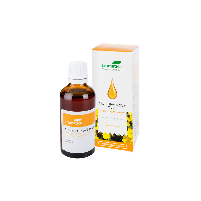 Pupalkový olej s beta-karotenem a vitamínem E