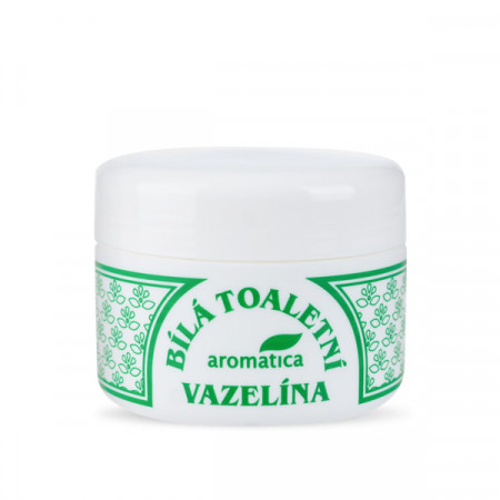 Bílá toaletní vazelína s vit. E