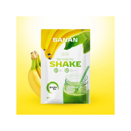 Bio Matcha Tea Shake Banán 30g - CZ-BIO-003