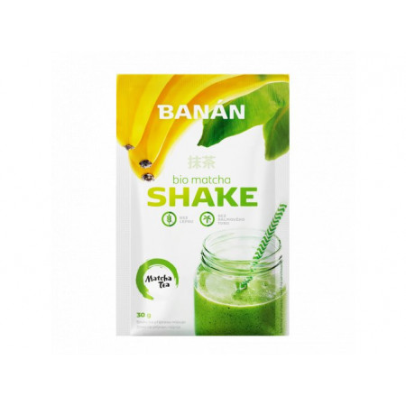 Bio Matcha Tea Shake Banán 30g - CZ-BIO-003