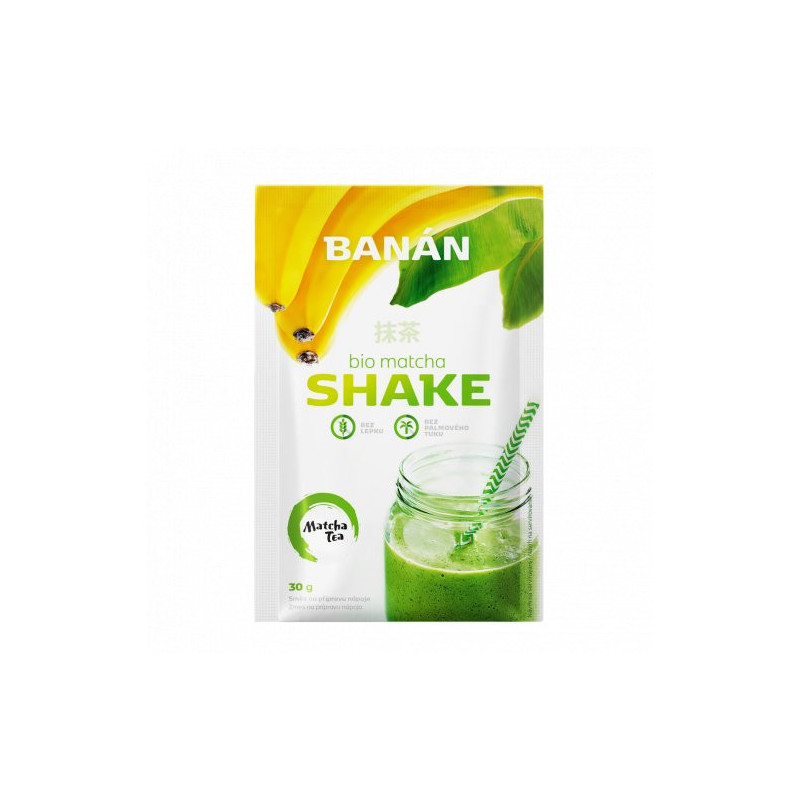 Bio Matcha Tea Shake Banán 30g - CZ-BIO-003