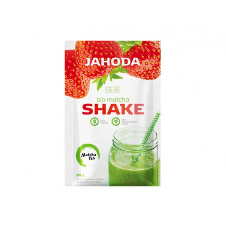 Bio Matcha Tea Shake Jahoda 30g - CZ-BIO-003