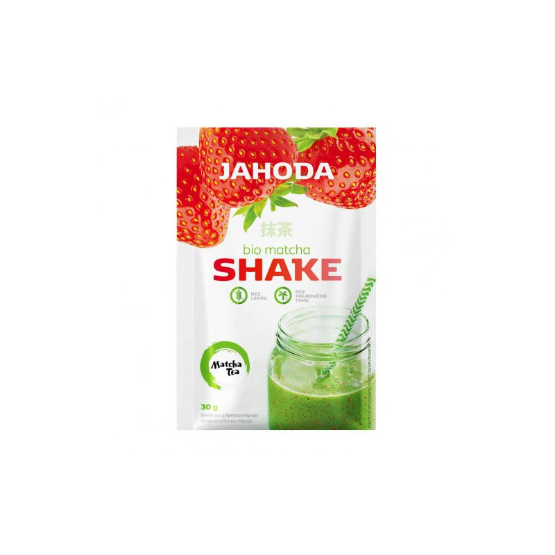 Bio Matcha Tea Shake Jahoda 30g - CZ-BIO-003