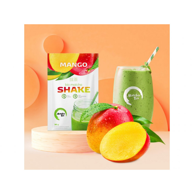 Bio Matcha Tea Shake Mango 30g - CZ-BIO-003