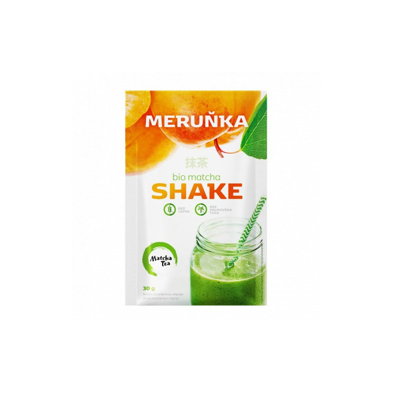 Bio Matcha Tea Shake Meruňka 30g - CZ-BIO-003