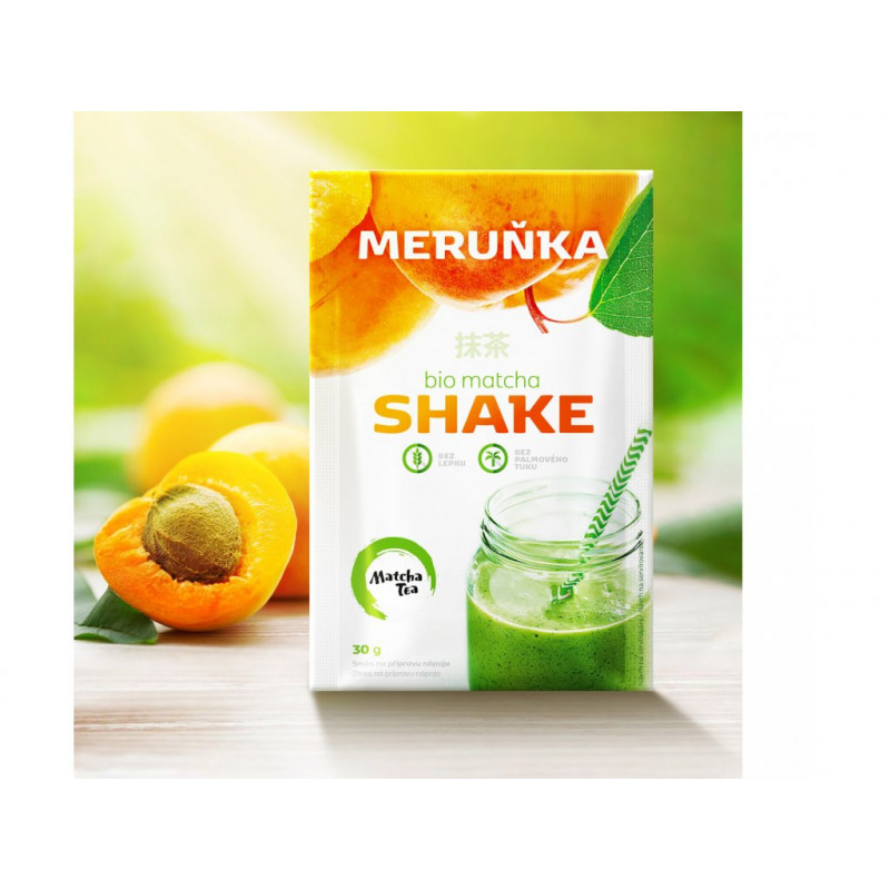 Bio Matcha Tea Shake Meruňka 30g - CZ-BIO-003
