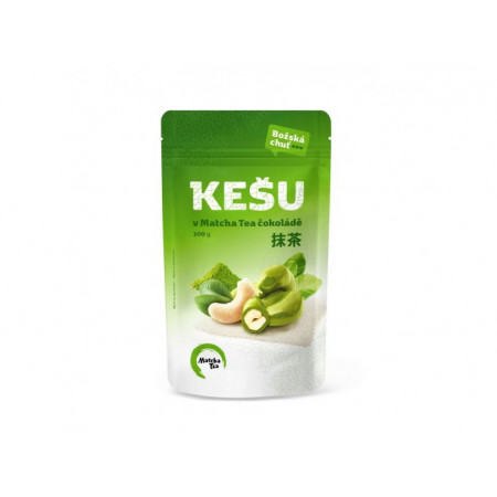 Kešu v Matcha Tea Čokoládě 100g- CZ-BIO-003