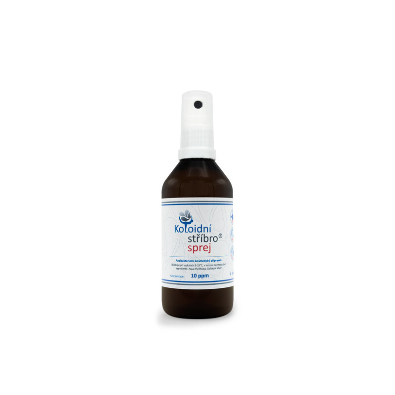 Koloidní stříbro sprej 100 ml - koncentrace 20ppm
