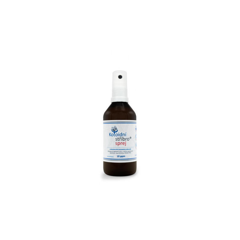Koloidní stříbro sprej 100 ml - koncentrace 30ppm