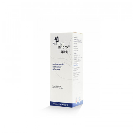 Koloidní stříbro sprej 100 ml - koncentrace 30ppm