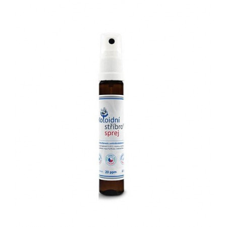 Koloidní stříbro sprej 25 ml - koncentrace 20ppm