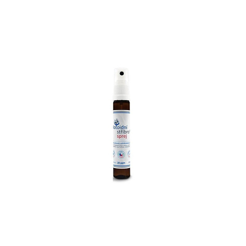 Koloidní stříbro sprej 25 ml - koncentrace 20ppm