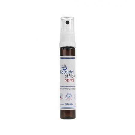 Koloidní stříbro sprej 25 ml - koncentrace 30ppm