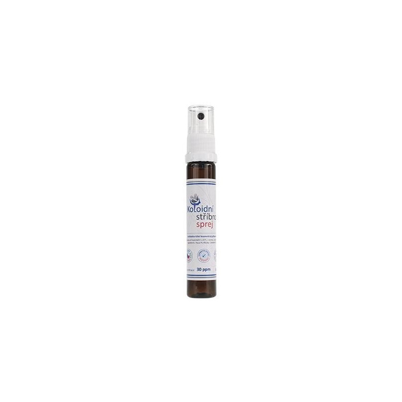Koloidní stříbro sprej 25 ml - koncentrace 30ppm