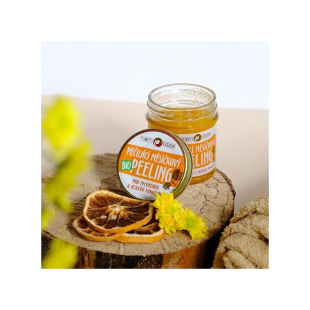 Bio Pečující Měsíčkový Peeling 120ml