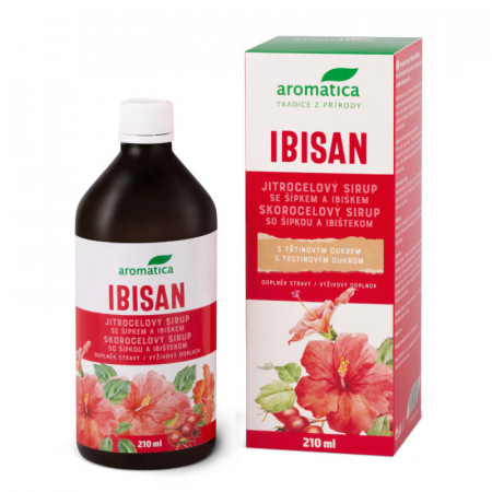 Ibisan – jitrocelový sirup se šípkem a ibiškem