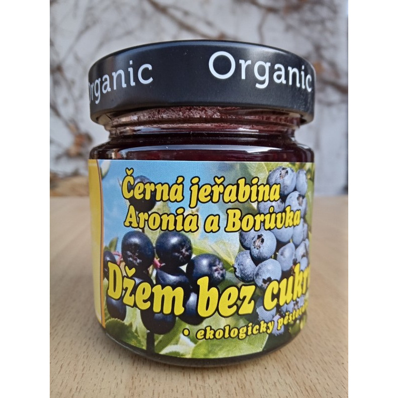 Džem Černá jeřabina a Borůvka