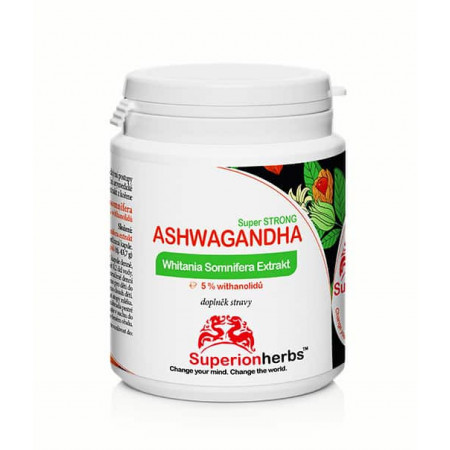 Ashwagandha – extrakt z Ašvagandy s 5 % withanolidů