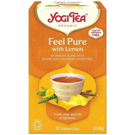 Bio Očisti se s citrónem Yogi Tea 17 x 1,8 g - CZ-BIO-003