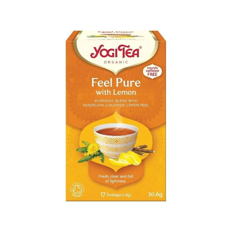 Bio Očisti se s citrónem Yogi Tea 17 x 1,8 g - CZ-BIO-003