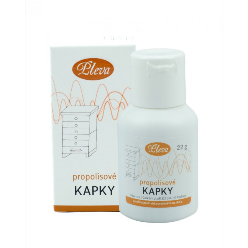 Propolisové kapky - tinktura 22 g - Pleva