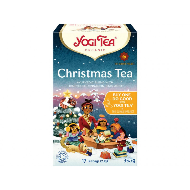 Bio Vánoční čaj Yogi Tea 17 x 2,1 g - CZ-BIO-003
