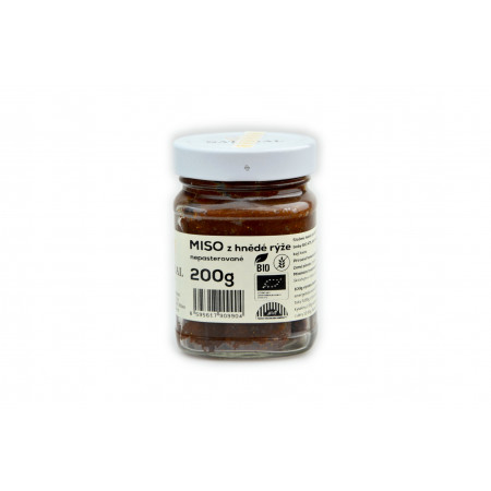 Miso z hnědé rýže BIO - Natural 200g - CZ-BIO-003