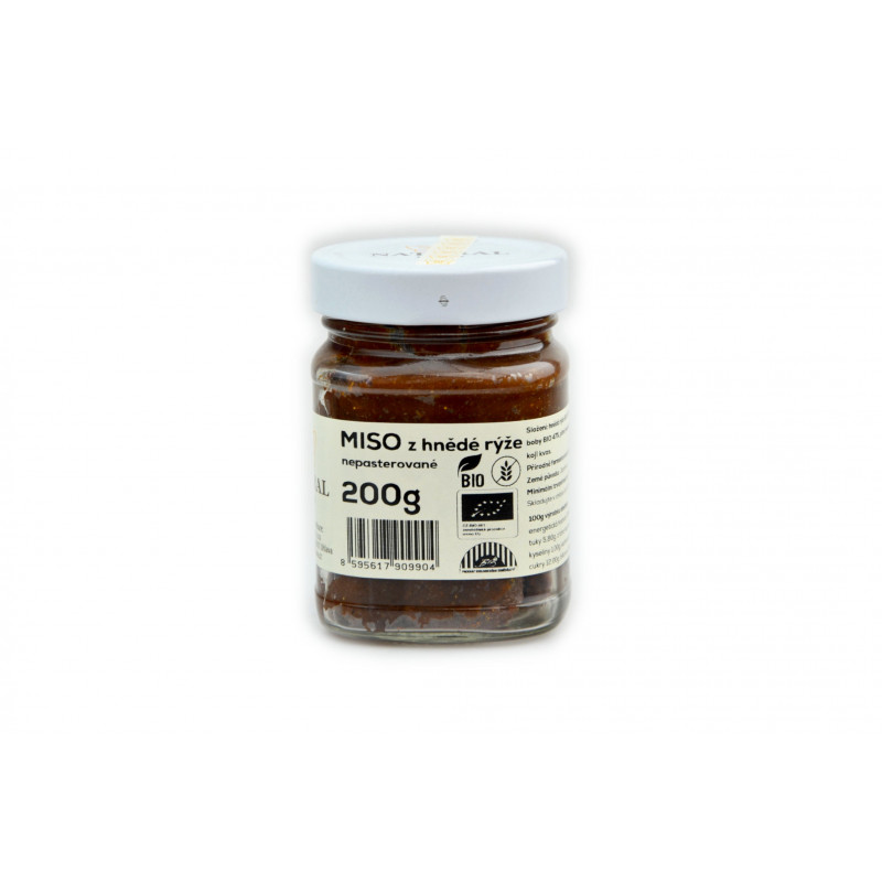 Miso z hnědé rýže BIO - Natural 200g - CZ-BIO-003