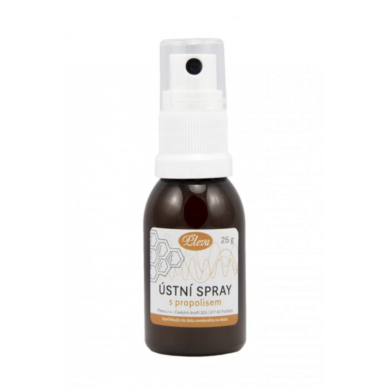 Ústní spray s propolisem - Pleva