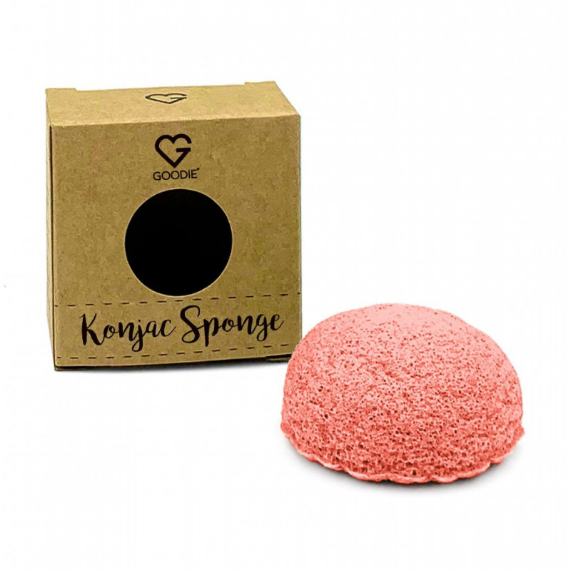 Konjac houbička - Růžový jíl