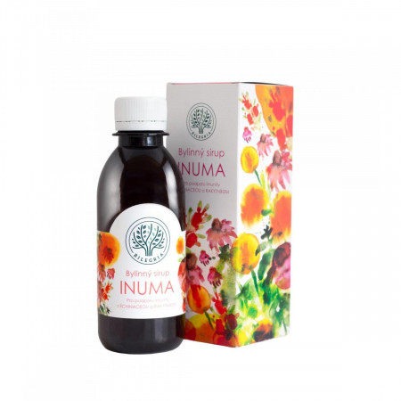 BILEGRIA INUMA bylinný sirup na podporu imunity s echinaceou a rakytníkem 200 ml