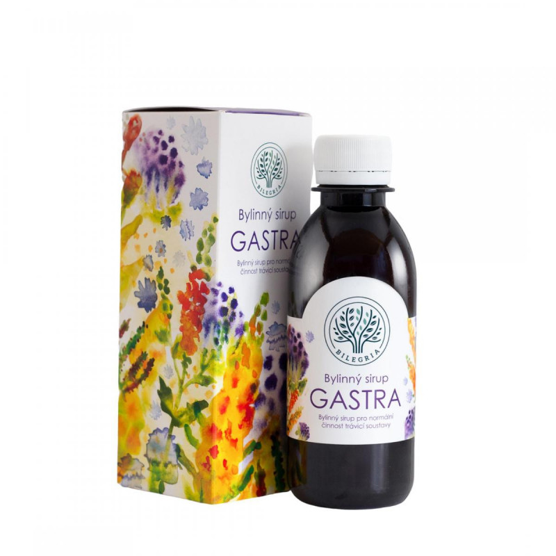 BILEGRIA GASTRA bylinný sirup s propolisem a arónií 200 ml