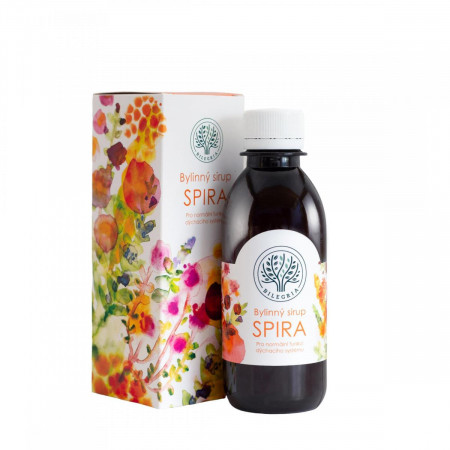 BILEGRIA SPIRA bylinný sirup na dýchací cesty s pomeranči 200 ml