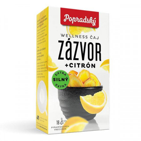 WELLNESS ČAJ zázvor + citron