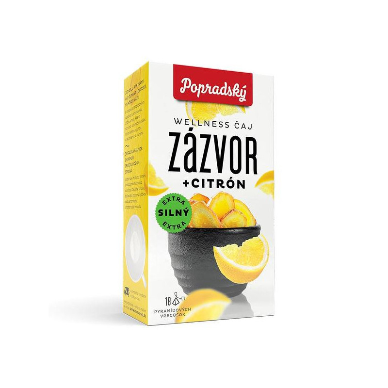 WELLNESS ČAJ zázvor + citron