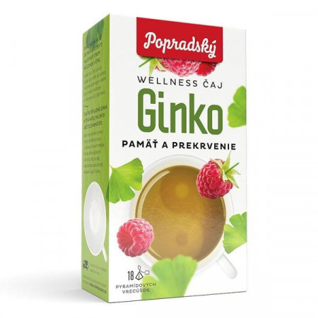 WELLNESS ČAJ ginko paměť a prokrvení