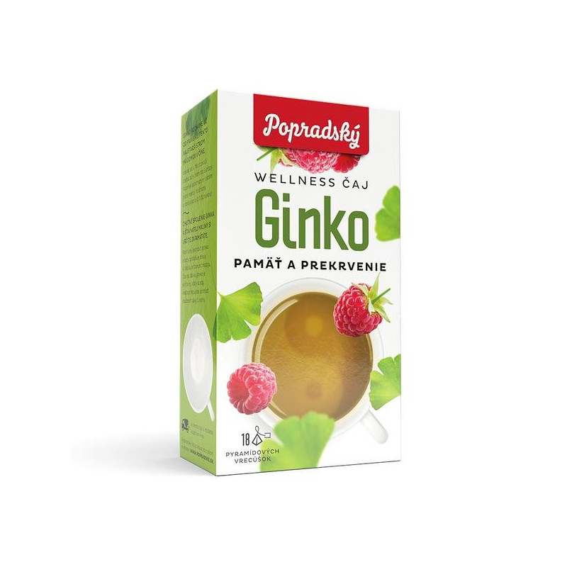 WELLNESS ČAJ ginko paměť a prokrvení